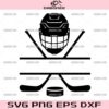 Hockey Monogram SVG, Hockey Helmet SVG