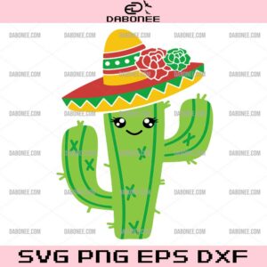 Cinco de Mayo Cactus SVG, Rose Cactus SVG