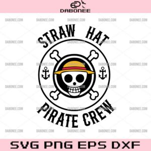 One Piece Logo SVG, Straw Hat Pirate Crew SVG