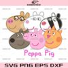 Peppa Pig And Friends SVG, Peppa Pig Face SVG