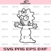 Baby Maggie Simpson SVG, The Simpsons SVG