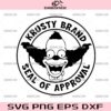 Krusty Brand Seal Of Approval SVG, Krusty The Clown SVG