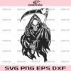 Grim Reaper SVG, Death SVG, Skeleton SVG