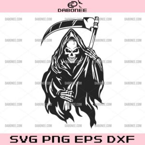 Grim Reaper SVG, Death SVG, Skeleton SVG