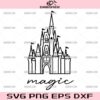 Disney Magic Castle SVG PNG