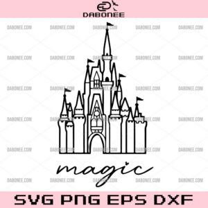 Disney Magic Castle SVG PNG