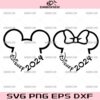 Mickey Minnie Disney 2024 SVG PNG Bundle