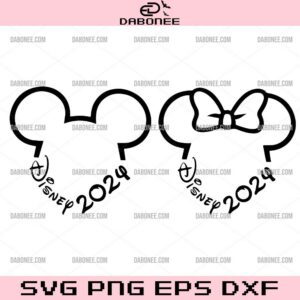 Mickey Minnie Disney 2024 SVG PNG Bundle