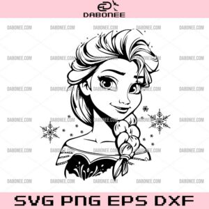 Elsa SVG, Frozen Elsa SVG, Disney Princess Elsa SVG