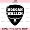 Morgan Wallen Guitar Pick SVG, Wallen Bullskull SVG, Morgan Wallen SVG