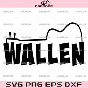 Wallen Country Music SVG, Singer Morgan Wallen SVG