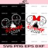 2024 Disney Castle SVG, Mickey And Minnie Mouse Head SVG Bundle