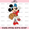 Mickey Mouse Baseball SVG Cut Files