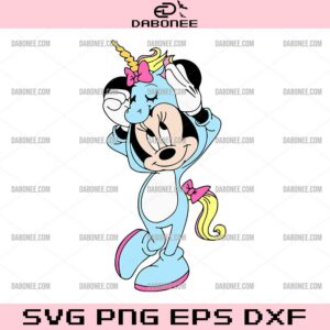 Minnie Mouse Unicorn SVG PNG