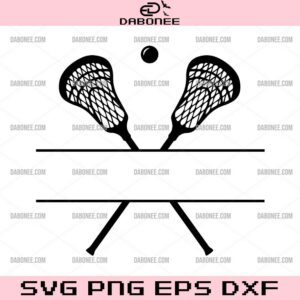 Lacrosse Monogram SVG, Sport Lacrosse SVG