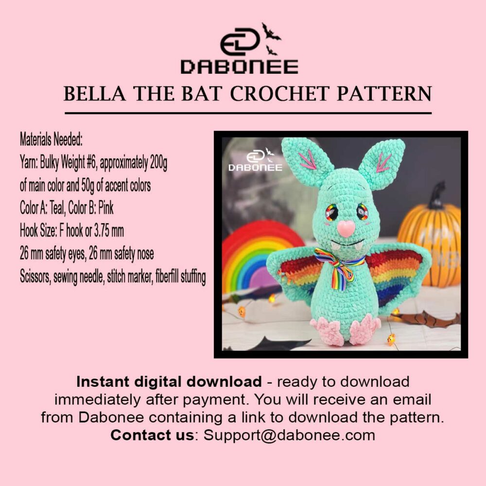 Bella The Bat Crochet Pattern