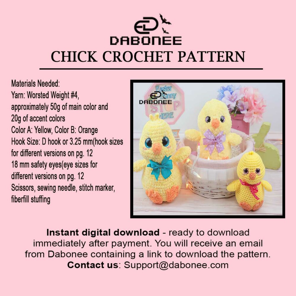 Chick Crochet Pattern