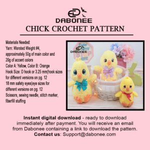 Chick Crochet Pattern