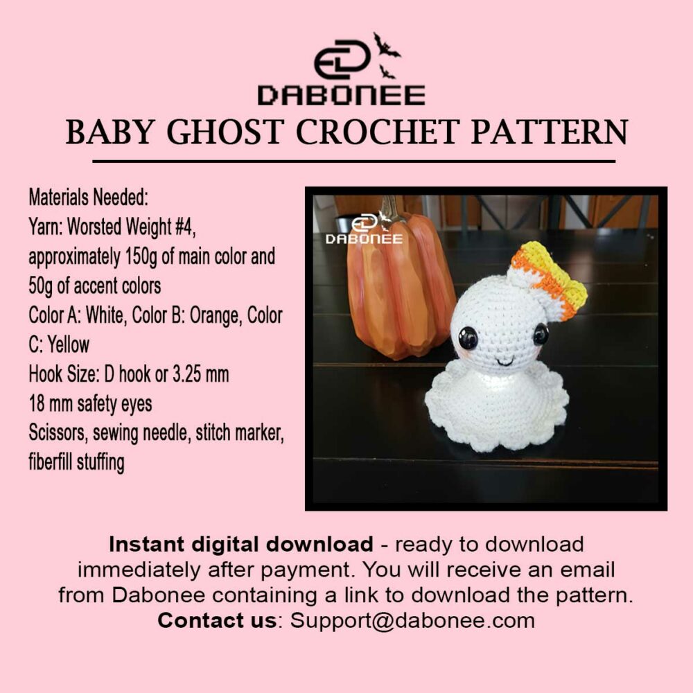 Baby Ghost Crochet Pattern