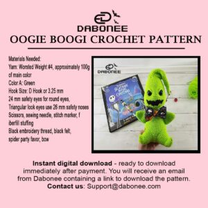 Oogie Boogi Crochet Pattern