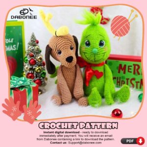 Baby Grinch Christmas Crochet Pattern PDF Instant Download