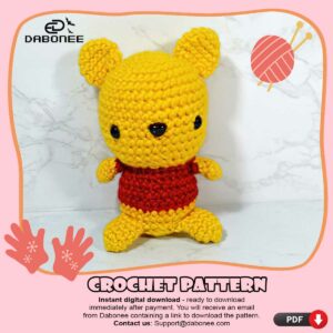 Winnie The Pooh Disney Crochet Pattern PDF Instant Download