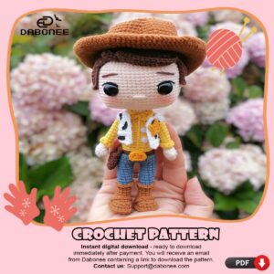 Woody Toy Story Crochet Pattern PDF Instant Download