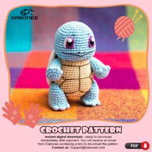 Baby Squirtle Pokemon Crochet Pattern PDF Instant Download