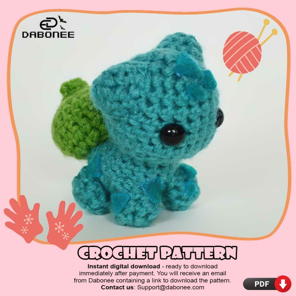 Bulbasaur Crochet Pattern