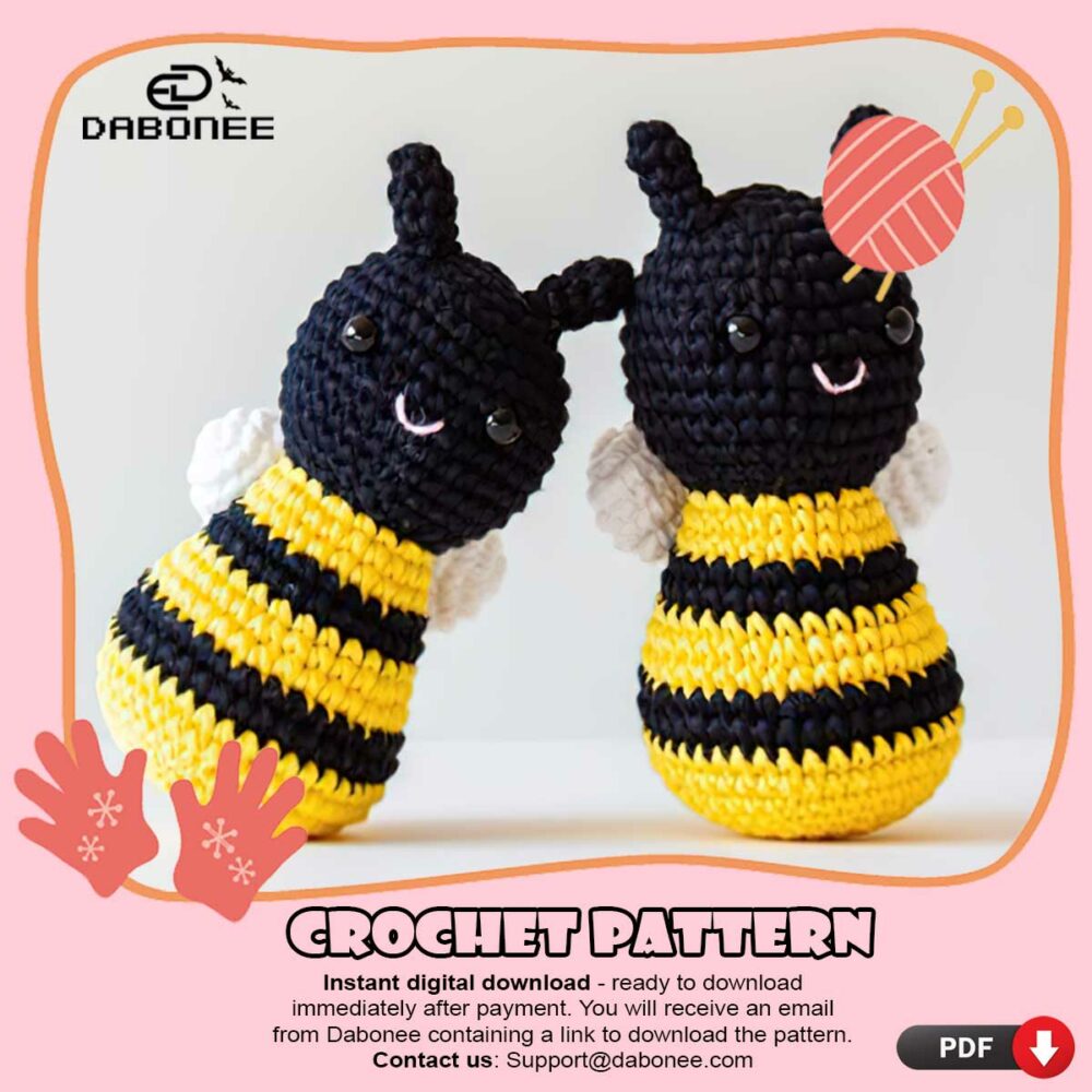 Buzzing Bees Crochet Pattern