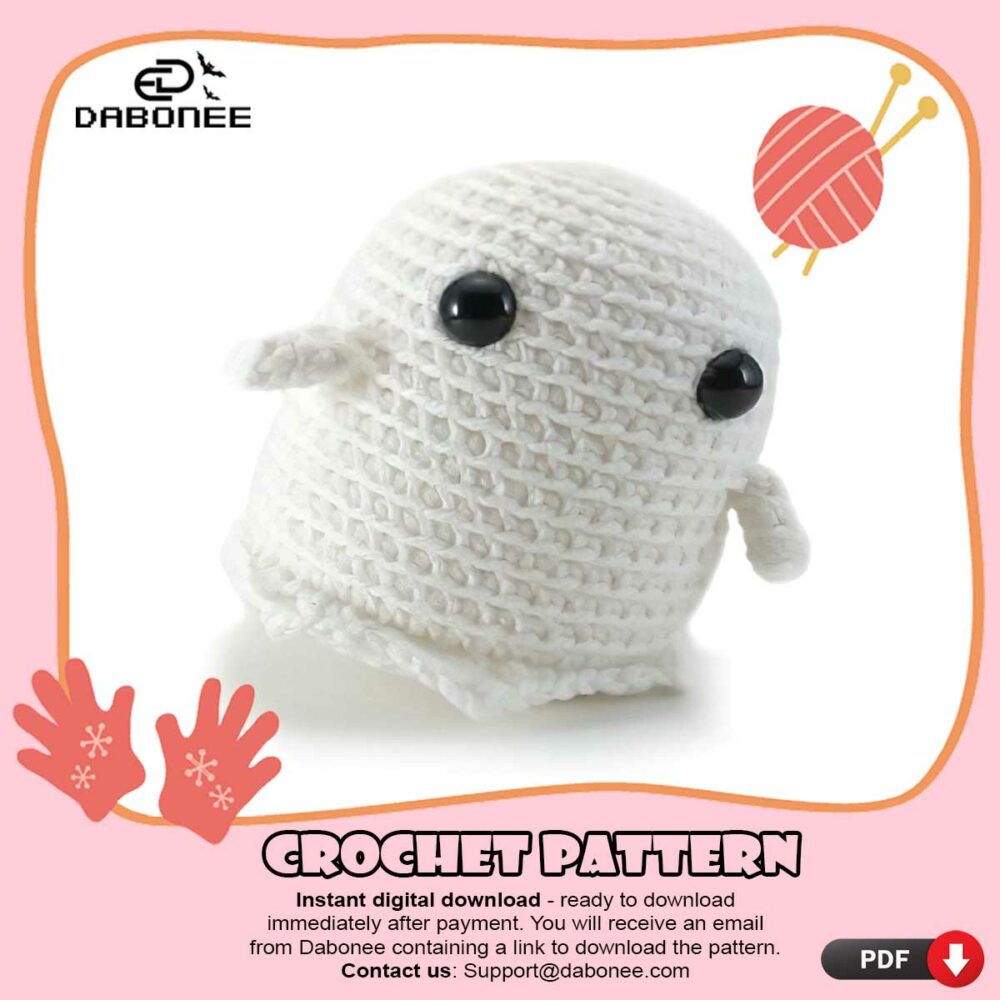 Baby Ghost Halloween Crochet Pattern