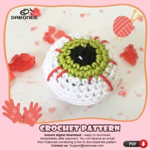 Halloween Eyeball Crochet Pattern