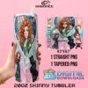 Merida Disney Princess Zipper 20oz Tumbler Wrap PNG File