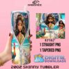 Moana Disney Princess Zipper 20oz Tumbler Wrap PNG File