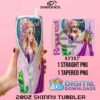 Rapunzel Disney Princess Zipper 20oz Tumbler Wrap PNG File