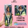 Tiana Disney Princess Zipper 20oz Tumbler Wrap PNG File