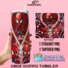 Spider Man Chibi Zipper 20oz Tumbler Wrap PNG File