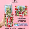 The Grinch Zipper 20oz Tumbler Wrap PNG File