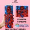 Spiderman Coffee 3D Design 20oz Tumbler Wrap PNG File