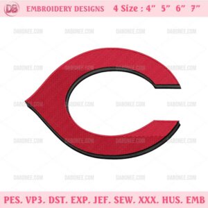 Cincinnati Reds Logo Embroidery Design Files