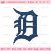 Detroit Tigers Logo Embroidery Design Files