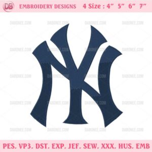 New York Yankees Logo Embroidery Design Files