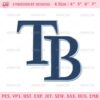 Tampa Bay Rays Logo Embroidery Design Files