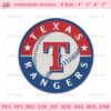 Texas Rangers Embroidery Design Files