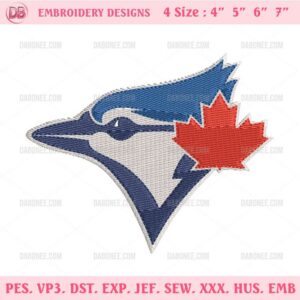 Toronto Blue Jays Logo Embroidery Design Files