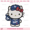 Hello Kitty Los Angeles Dodgers Embroidery Designs