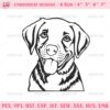 Labrador Machine Embroidery Design